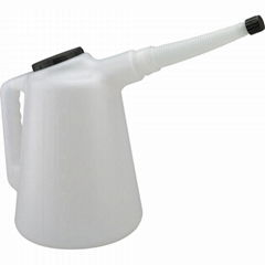 8 Litre Measuring Oil Jug Brake Fluid Fuel Water Container Pourer