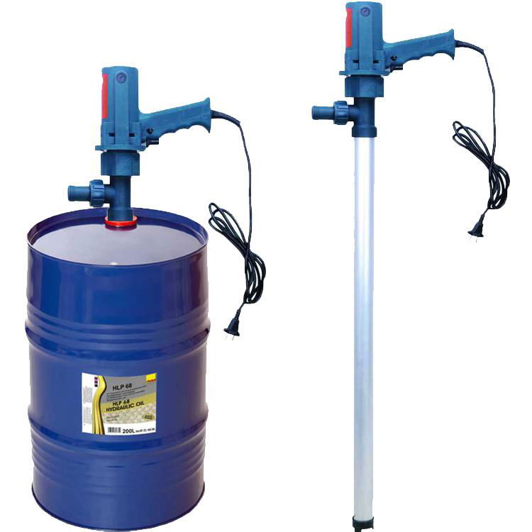 220V Electric Drum Barrel Oil Diesel Fuel Water Transfer Pump - 60L/Min