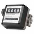 120L/min 4 Digital Diesel Fuel Oil Flow Meter Counter Diesel Gasoline Petrol
