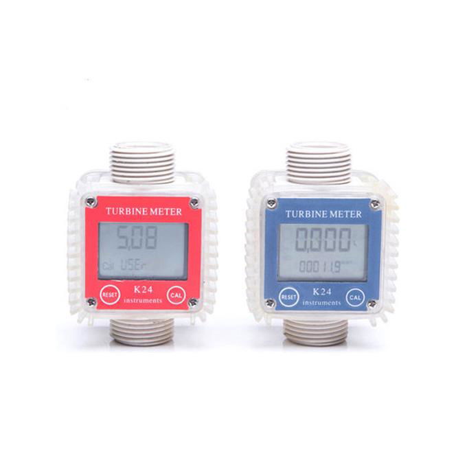 K24 Turbine Digital Diesel Fuel Flow Meter For Chemicals Water