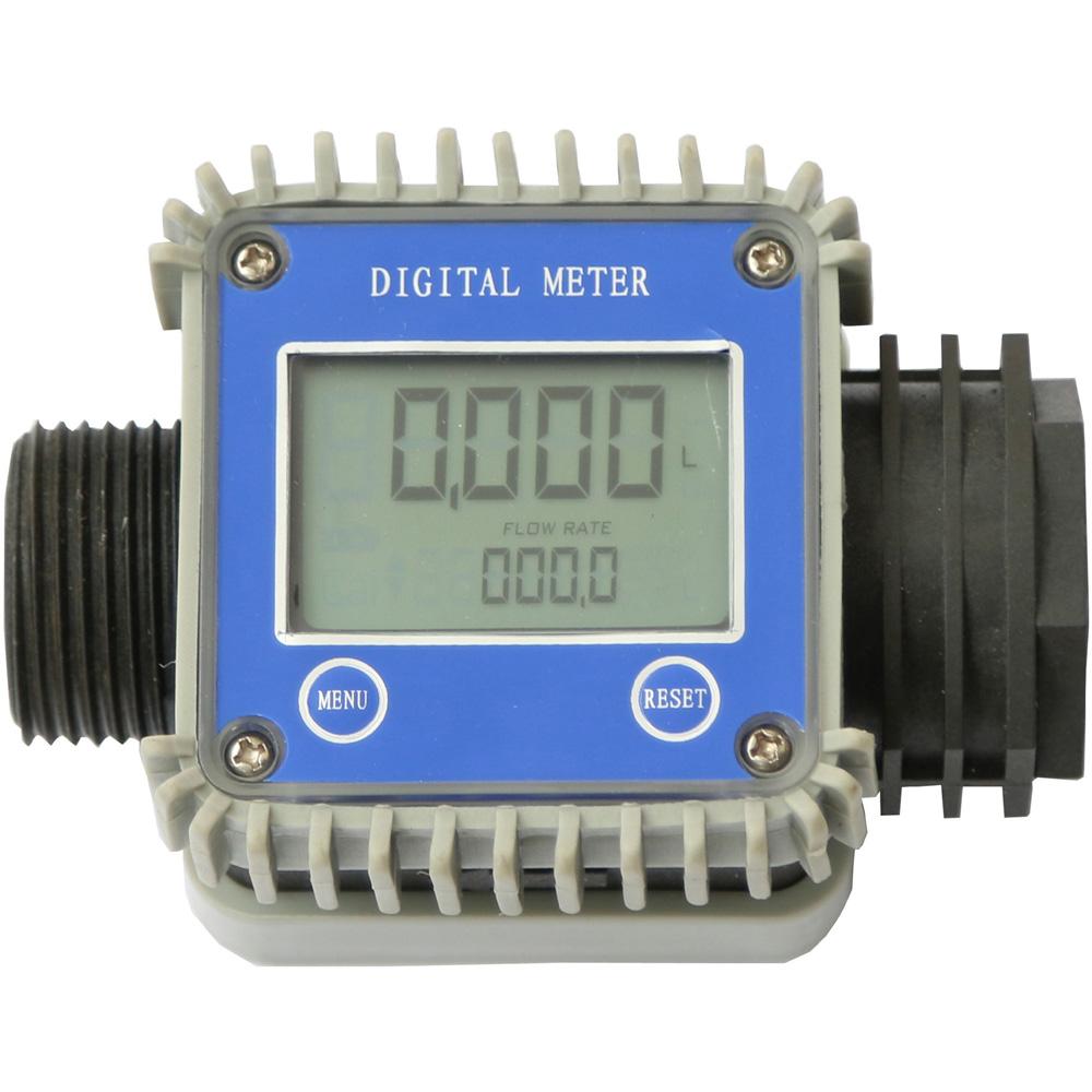 4 Digits Mechanical Gas Petroleum Flow Meter Diesel Fuel Oil Flowmeter 4