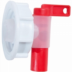 DIN 51 Aeroflow Self Venting Drum Cap Tap Plastic Dispensing Pail Faucet