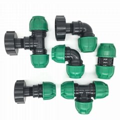Compression Fittings for Farm/Agriculture/Garden Drip Irrigation System 