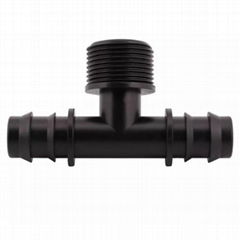 Plastic Bypass Tee Barb Connector Fittings For Irrigaion 