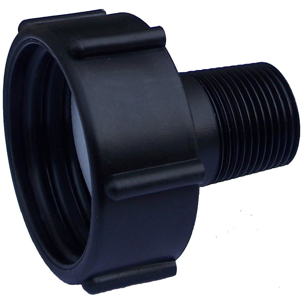 S60x6 Female to 1" Male BSP IBC Adapter Fittings Connector 