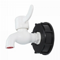 S60X6 IBC Tank Tap Adapter to 1/2" or 3/4" Tap Replacement Valve Fittings Home Water Connectors Drain Faucet Adapter