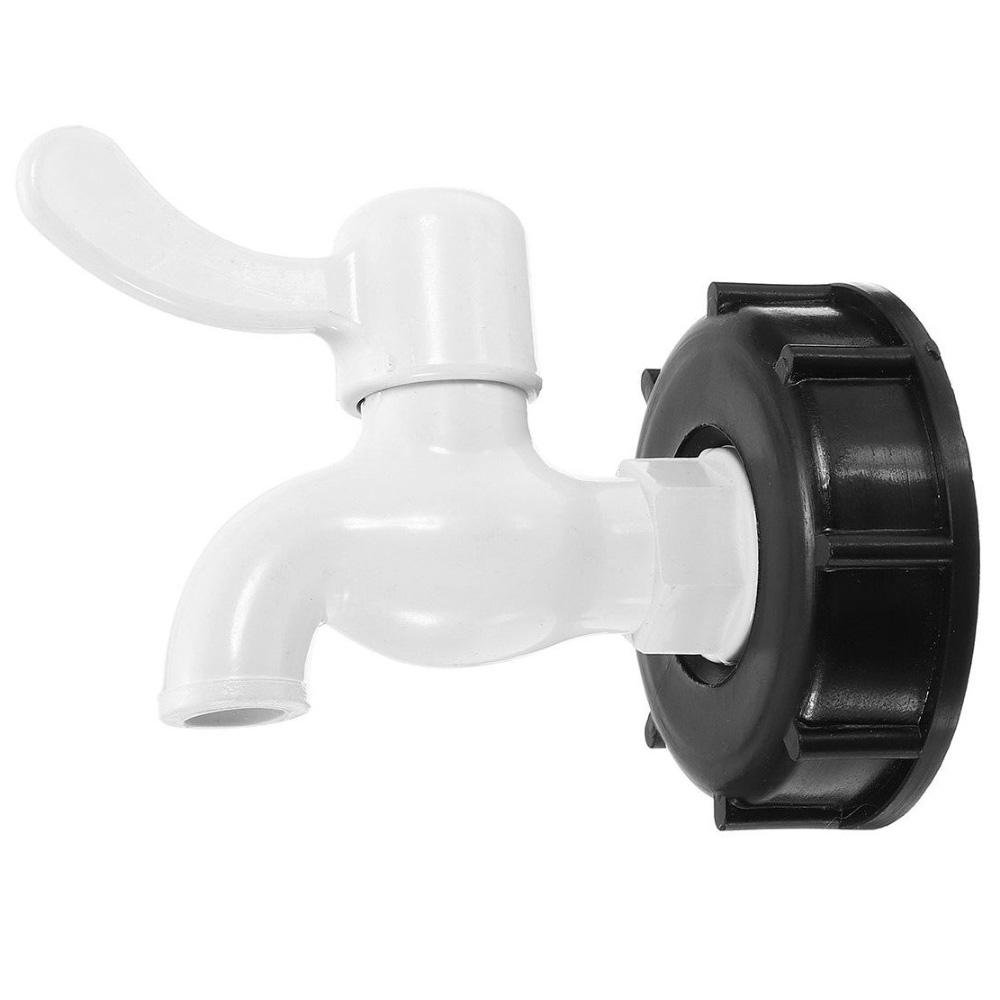 S60X6 IBC Tank Tap Adapter to 1/2" or 3/4" Tap Replacement Valve Fittings Home Water Connectors Drain Faucet Adapter