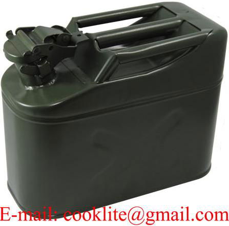 Fuel Gas Steel Tank Military Style Jerry Can 10L