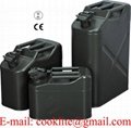 Jerry Can Gas Fuel Steel Tank Military Style Storage Cans 