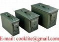 Ammo Box Mil-Tec US Military Steel Ammo Can Waterproof Ammunition Storage Box