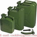 America / Europe Military Jerry Can Metal Fuel Tank 