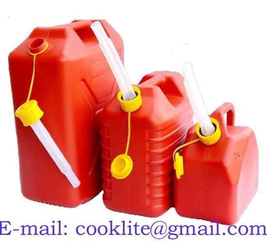 Plastic Gasoline Gas Can Jerry Style Diesel Fuel Can