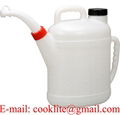 PE Plastic Oil Measuring Jug with Flip Cap