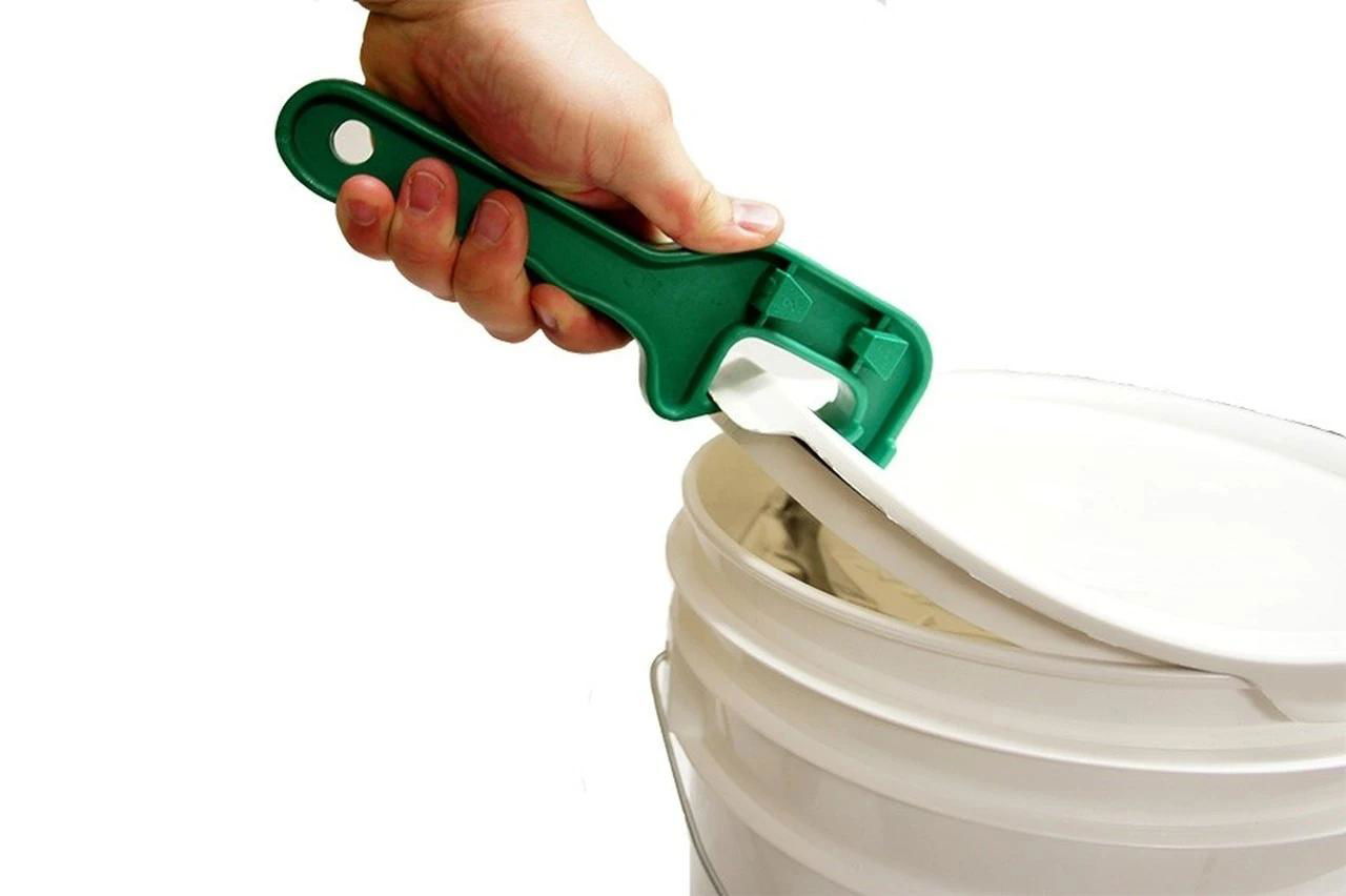 Nylon Plastic Gallon Bucket Pail Paint Can Lid Opener Opening Tool