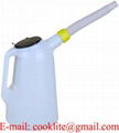 PE Plastic Oil Measuring Jug with Flip Cap