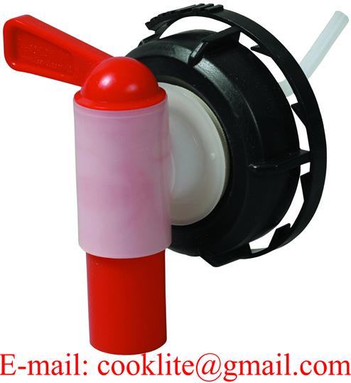 Drum Bottle Container Screw Cap Tap With 58mm Thread