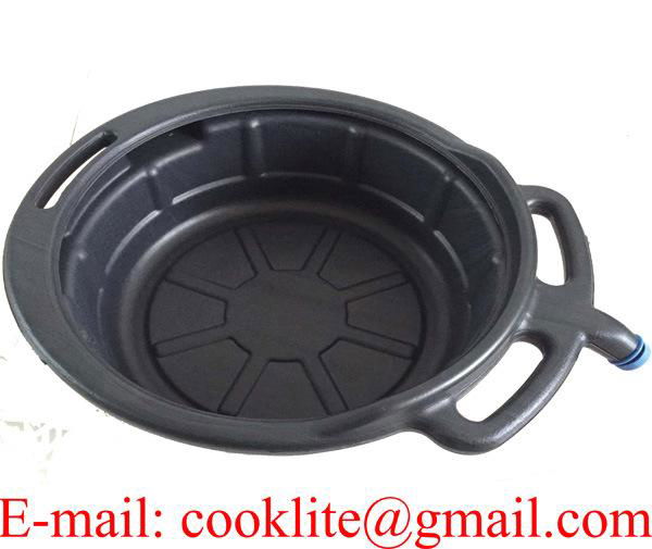 Plastic 6 Litre Oil Draining Drain Pan Tray with Pouring Lip 2