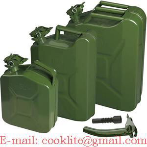 UN Approved Olive Green Metal Fuel Jerry Can