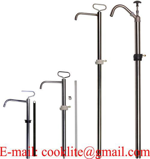 T-Handle Pull-up Stainless Steel Drum Pump Vertical Lift Hand Pump