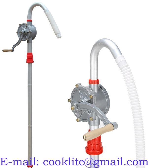 Transfer Refilling Gasoline Diesel Fuel Foot Pump Kit & Manual Nozzle w/ 6' Hose 5