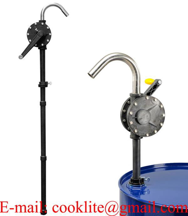 RP-90P Polypropylene Hand Rotary Drum Pump for Dispensing Chemicals 5