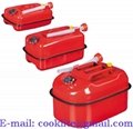 Horizontal Metal Jerry Gerry Can 5/10/20 Liters Gas Fuel Steel Tank with Flexible Spout