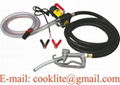 Diesel Kerosene Transfer Pump Kit 12V DC Portable Fuel Dispenser Self Priming Oil Bio 45L/Min