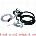 220V Electric Diesel Fuel Transfer Pump Kit AC 550W Mobile Oil Fuel Dispenser with Manual Dispensing Nozzle