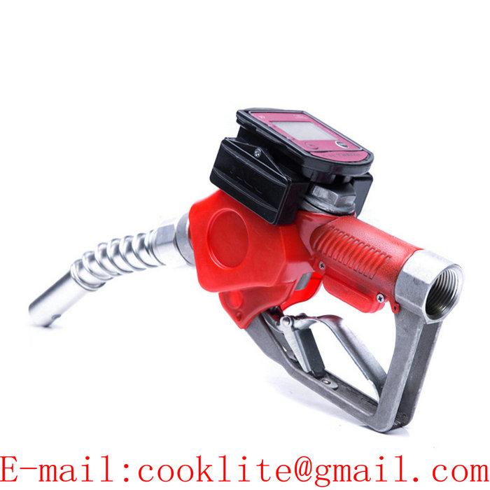 Gravity Flow Manual Fuel Dispenser Aluminum Nozzle with Flow Meter 2