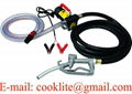 Diesel Kerosene Transfer Pump Kit 12V DC Portable Fuel Dispenser Self Priming Oil Bio 45L/Min