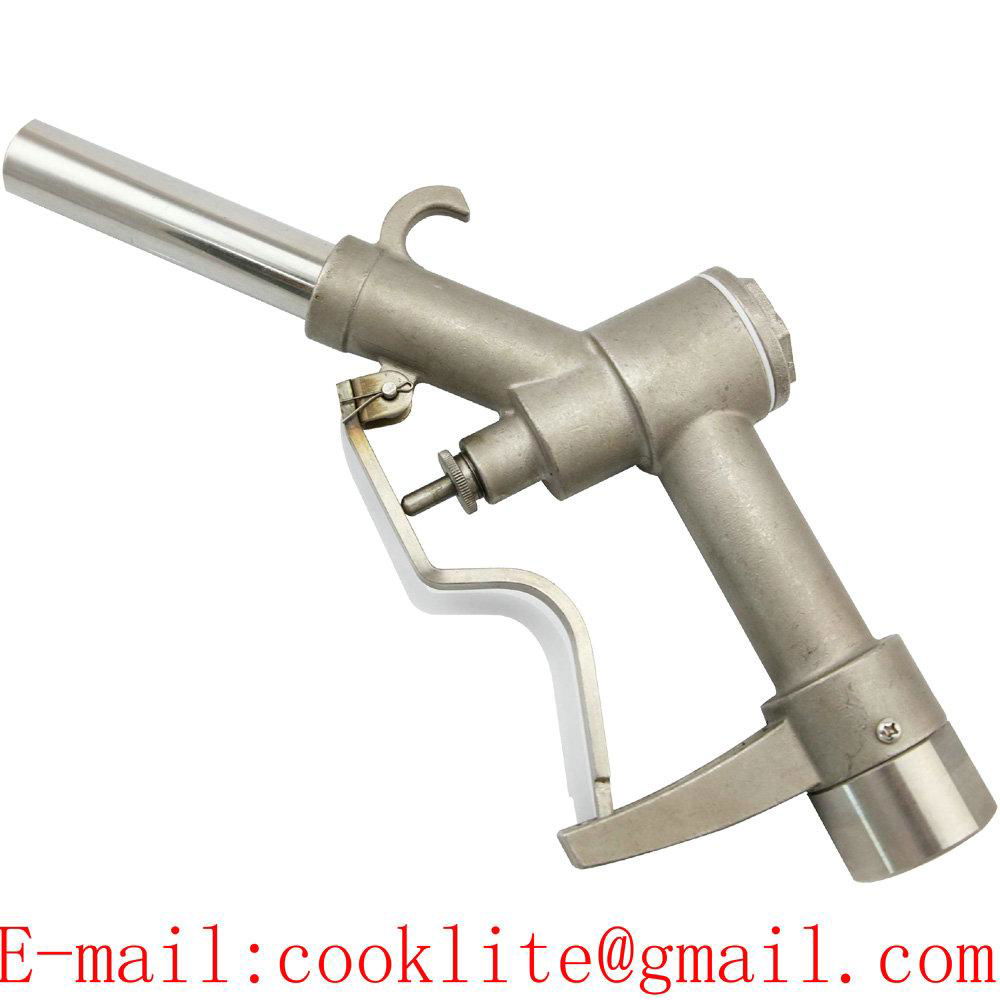Manual Fuel Oil Diesel Kerosene Gasoline Nozzle BSPT/NPT 1" Aluminum Fueling Gun 3