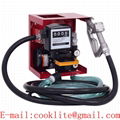 Electric Metering Diesel Biodiesel Kerosene Oil Transfer Dispensing Fuel Pump Kit Automatic Fueling Nozzle AC 110V 230V