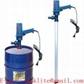 220V Electric Drum Barrel Oil Diesel Fuel Water Transfer Pump - 60L/Min