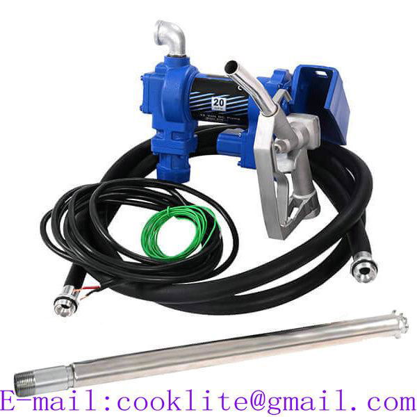 Petrol Fuel Dispenser DC 12V 20GPM Explosion-proof Diesel Gasoline Transfer Pump Kit Electric Kerosene Oil Extractor Pump