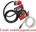 Diesel Fuel Transfer Pump Assembly Portable Diesel Oil Dispenser Kit with Metering Fuel Nozzle - 175W 45L/Min