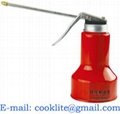 Metal Oil Dispensing Can 350cc Trigger Pump Oiler With Flexible/Rigid Spout for Lubricants