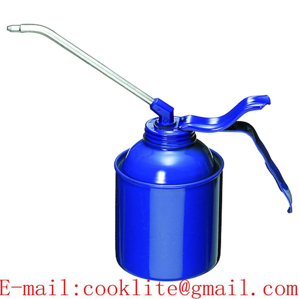 High Pressure Pump Oiler 300cc Oilcan Lubrication Oil Feed Can Steel Spray Gun Pot