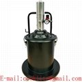 Pneumatic Grease Pump 20 Liter Air Operated Grease Bucket Pump 20L Wheeled High Pressure Lubricator Machine