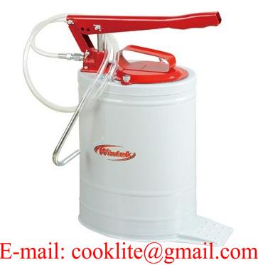 Hand Operated Thin Oil Filler Lubrication Bucket Pump 20L Grease Oil Fluid Gear Lube Lubing Lever Dispenser Pump 5 Gallon Bucket