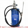 Hand Operated High Volume Lubrication Bucket Lever Action Grease Pump - 5L