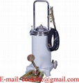 Wheeled Manual Grease Lubricator Pedal Pump - 15L Foot Step Oiler
