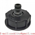 IBC Hose Adapter Reducer Connector Water Tank Fitting 2'' Standard Coarse Thread Durable Garden Hose Pipe Tap Storage