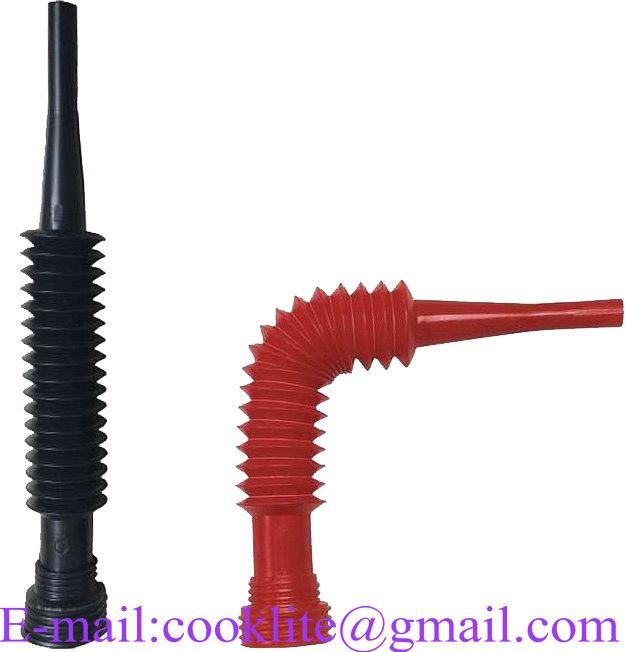 Polypropylene (PP) Flex-O-Spout Red Flexible Pour Spout Funnel King Type