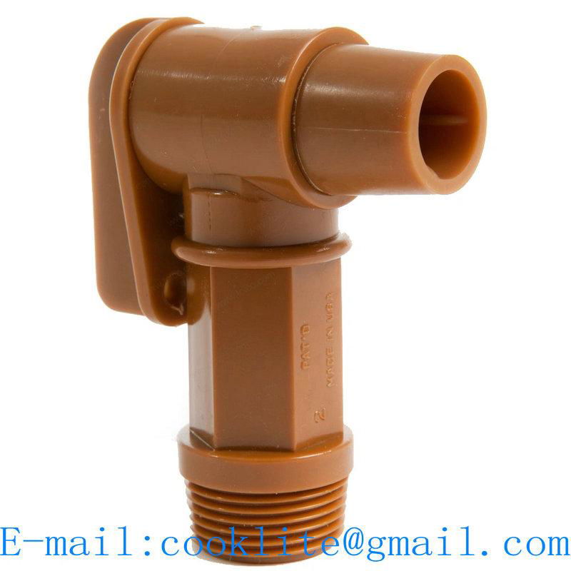 3/4" BSP Polyethylene Drum Tap / PE Barrel Faucet