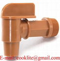 Polyethylene Pail Tap 3/4" Bsp PE Plastic Barrel Faucet