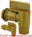 Plastic Tap 3/4" and 2" PE Drum Valve Dispener Faucet