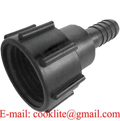 DIN 61 IBC Adaptor With 3/4" Hose Barb 2