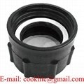 PP IBC Tote Tank Adapter/Fitting Connector 2" BSP Female to 59mm Female Plastic Drum Coupling