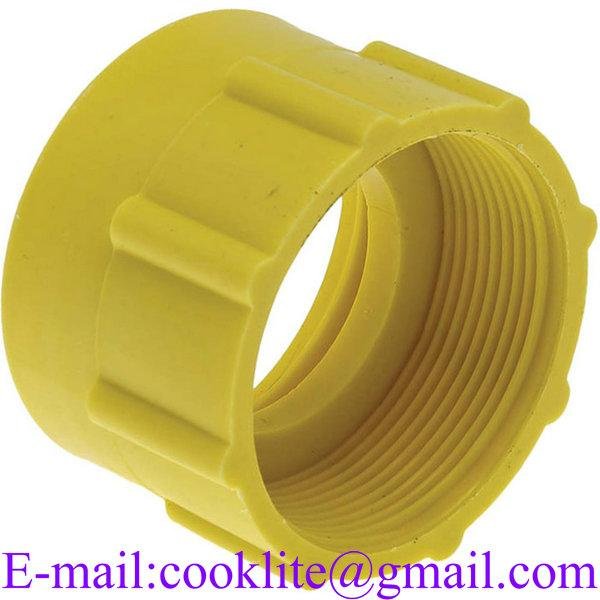 PP IBC Tote Tank Adapter/Fitting DIN 61 Female to 2" BSP Female Drum Coupling