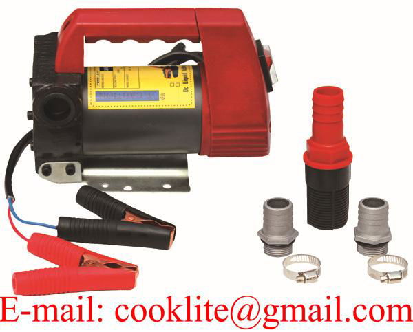 12V/24V Diesel/Fluid Transfer Pump Portable - 175W 45L/Min